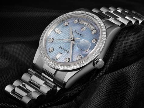 behind Rolex diamond watches